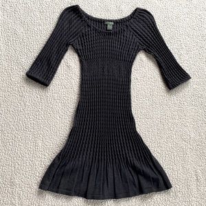 Anthropologie Gray sweater dress - size S